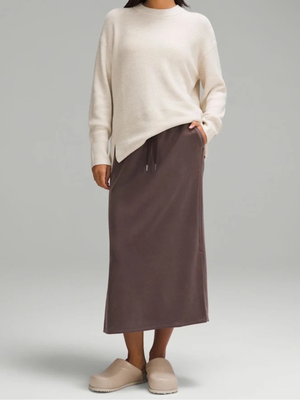 lululemon Merino Wool-Blend Rib Crewneck
Sweater - Resale